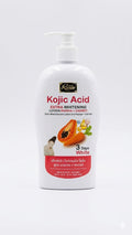 Lotion Extra Blanchissante Kojic Acid – Formule Papaye & Carotte – Éclat Naturel & Hydratation – 500ml