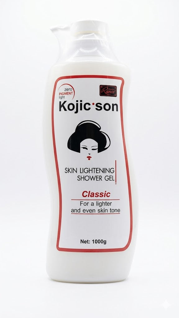Gel Douche Éclaircissant Kojic'son Classic – Formule Unifiante & Nettoyante – Teint Clair & Homogène – 1000g