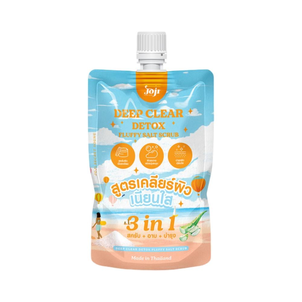 Gommage 3-en-1 Joji Deep Clear Detox Fluffy Salt Scrub – Détox, Nettoyage & Hydratation – 350g