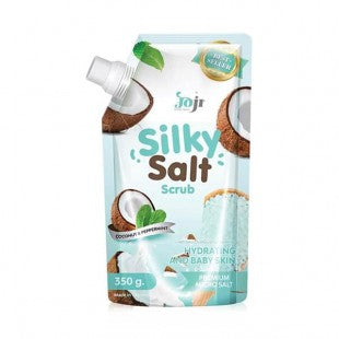Gommage Corporel Joji Silky Salt Scrub – Hydrating & Baby Skin – Noix de Coco & Menthe Poivrée – 350g