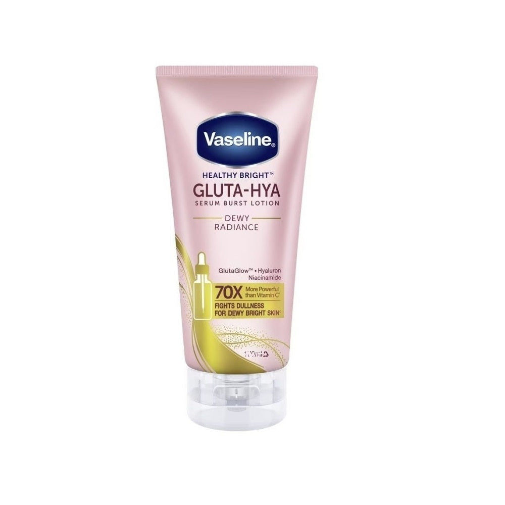 Lotion Sérum Vaseline Healthy Bright Gluta-Hya – Dewy Radiance – Éclat Rosé & Hydratation Intense – 170ml