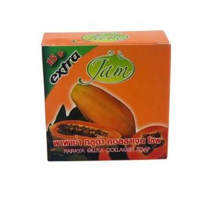 Savon Jam Papaya Gluta Collagen – Éclat Naturel & Fermeté – Papaye, Glutathion & Collagène – Soin Visage et Corps