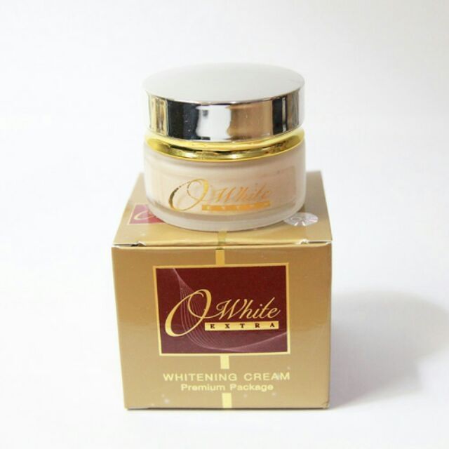 O White Extra Whitening Cream – Premium Package – Soin Visage Intensif Éclat & Anti-Taches – 20g
