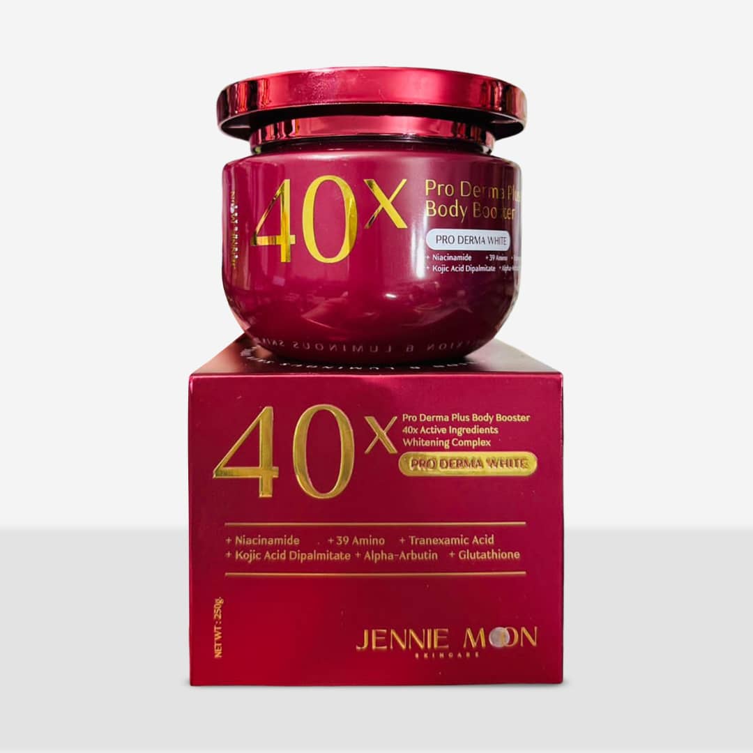 Jennie Moon Pro Derma Plus Body Booster – Whitening Complex 40X – Concentré Anti-Taches & Éclat Royal – 250g